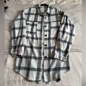 Shacket plaid
